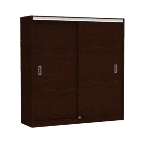 Placard 1.80 mt corredizo Wengue con luz LED