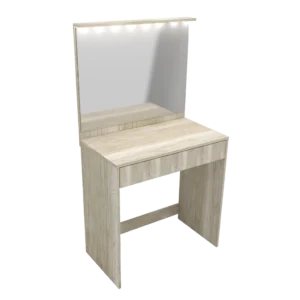Tocador maquillador con espejo y cajon - Luz LED