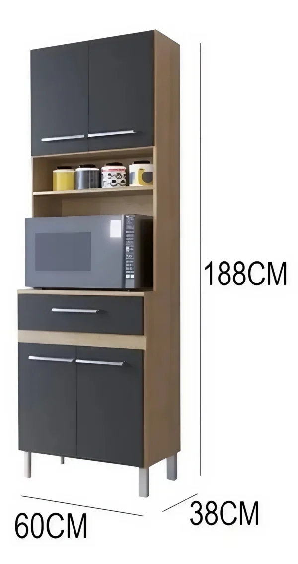 Kit cocina 60 cm color grafito - Image 2