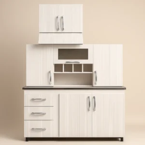 Amoblamiento 1.40 - Laminado con vinoteca - Abedul