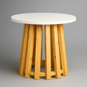 Mesa de Living Redonda Nórdica