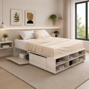 Cama Box - vista 1 | Mariana Muebles Mendoza